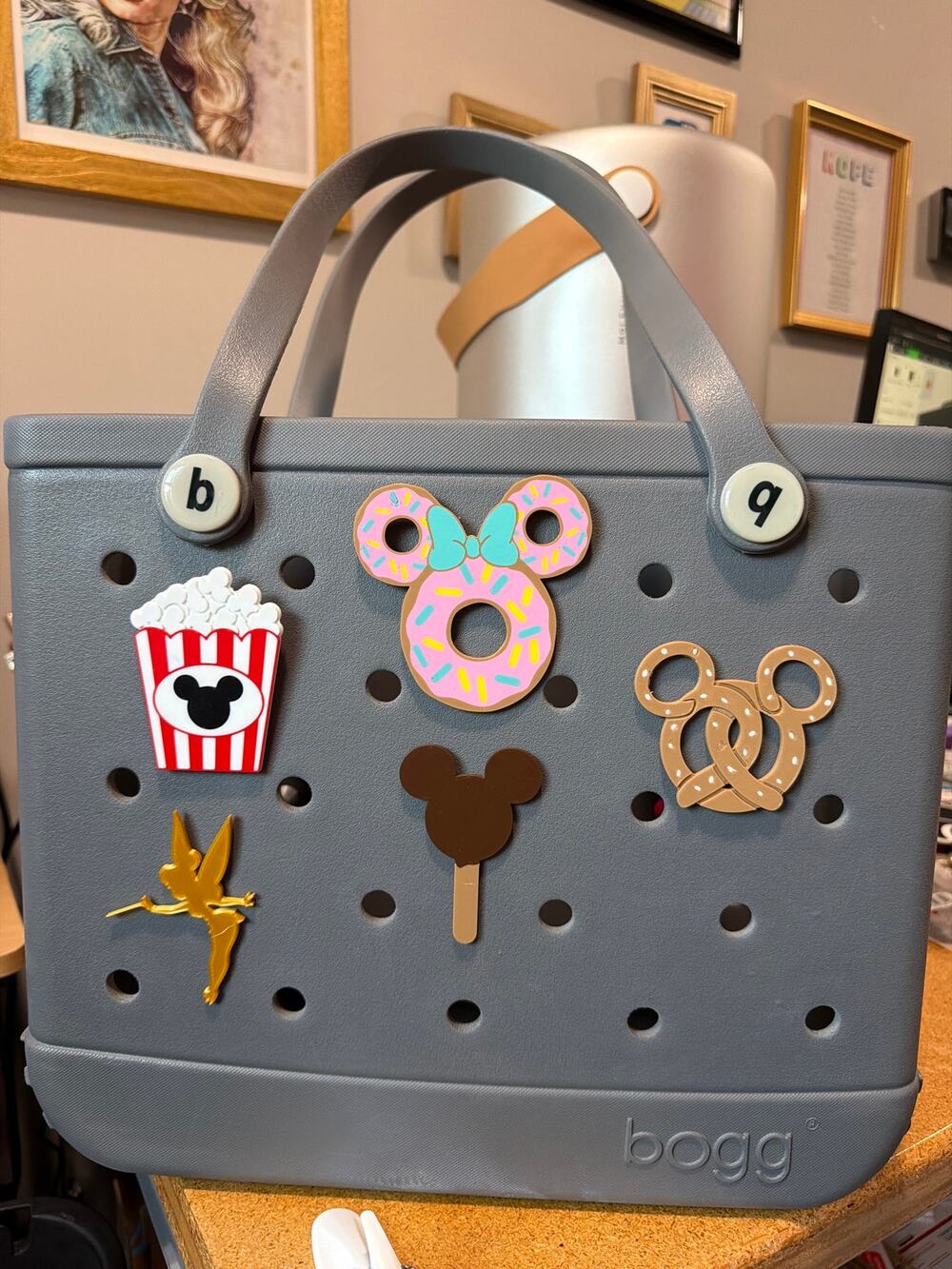 Lot of 5 Disney Themed Bogg Bag Charms - Slightly Imperfect